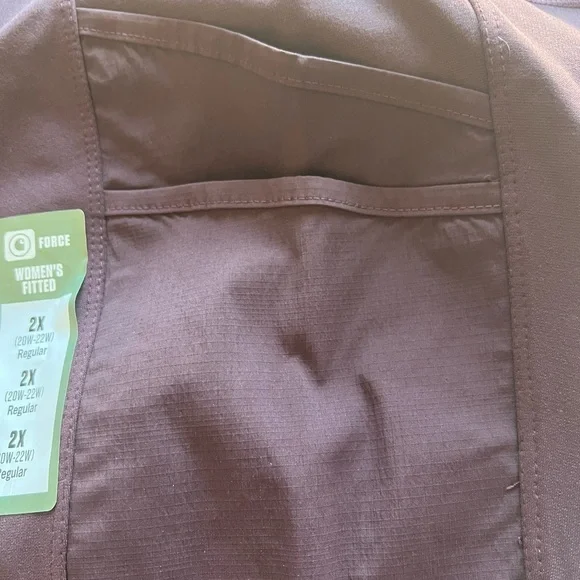 NWT Carhartt Women's Burgundy Utility Leggings Force Size 2XL MSRP $60 (C2) - Picture 9 of 11